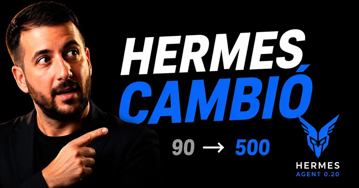 Hermes 0.20: voz, agentes conectados y citas reales