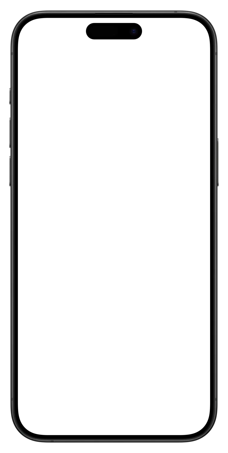 Mockup de iPhone con la conversación