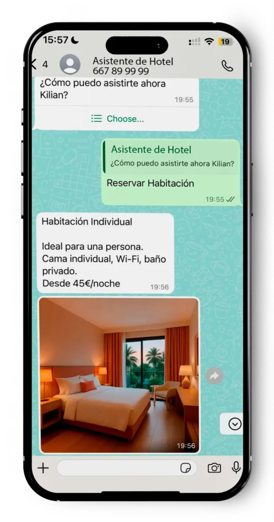 Asistente para hoteles con inteligencia artificial